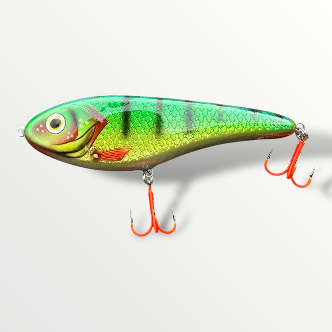 Jerkbait slider 6” Perch