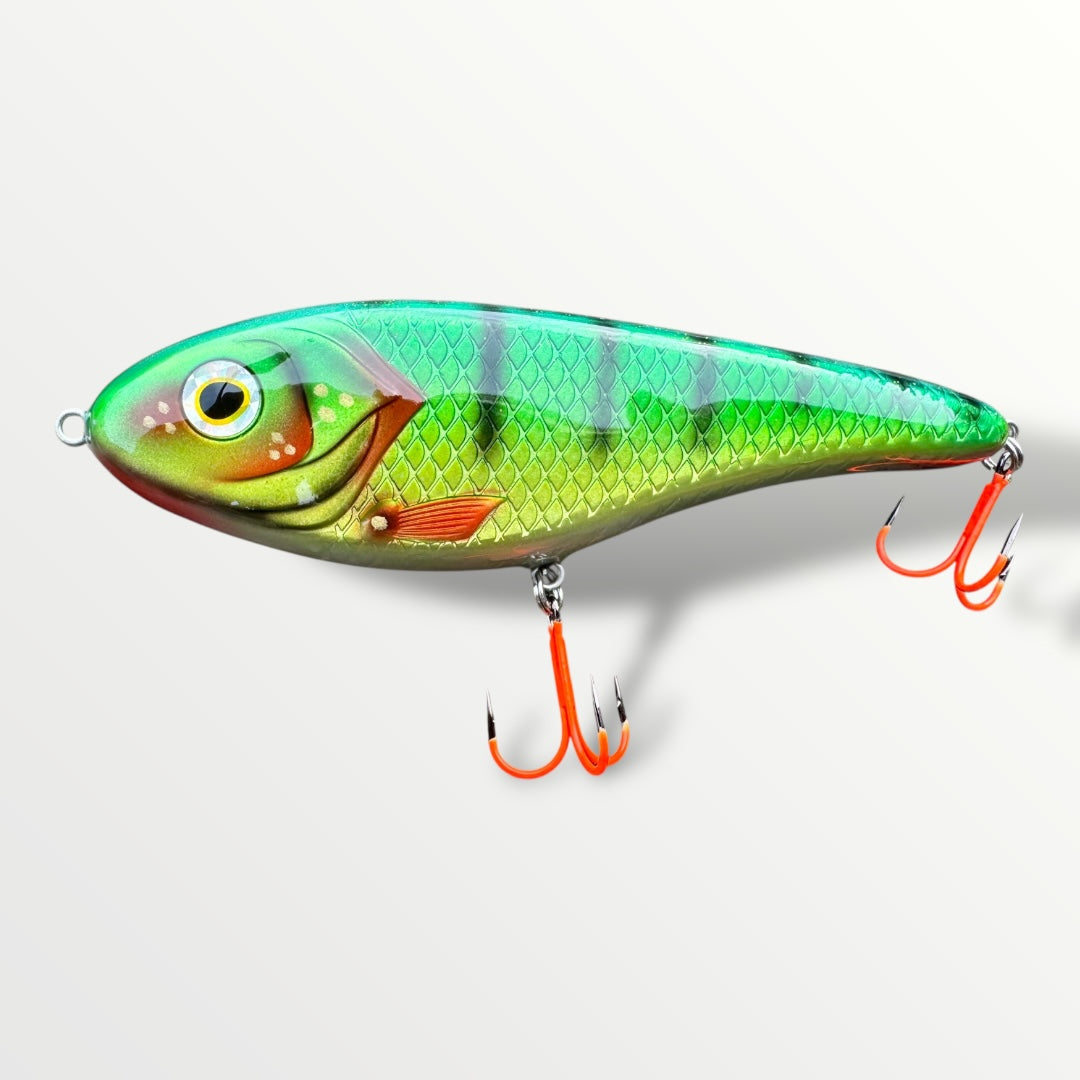 Jerkbait slider 6” Perch