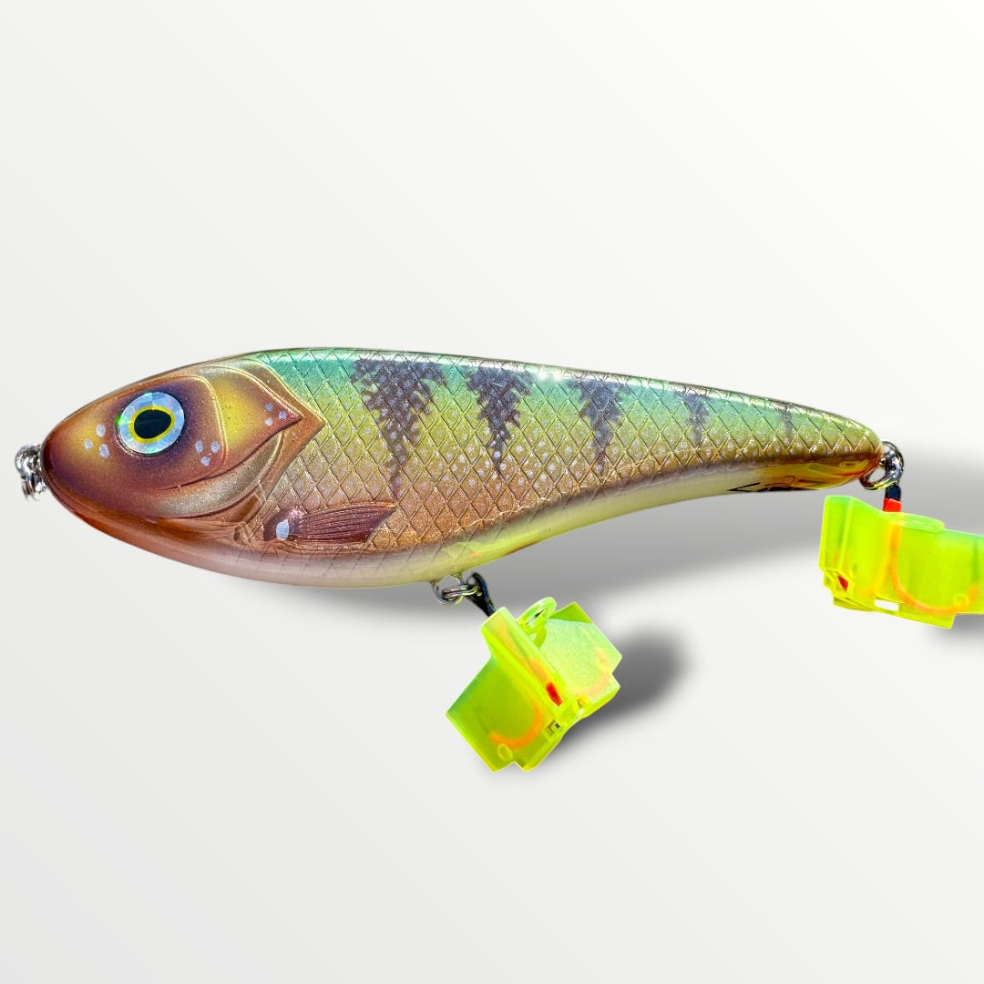 The Jerkbait slider 6" Perche