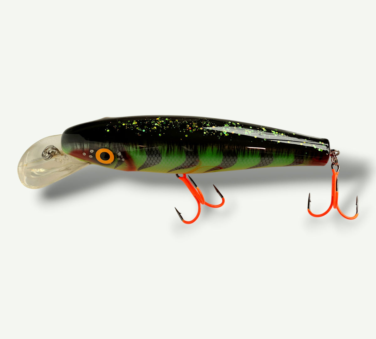 ErnieCC 6'' FireTiger - Snoek Crankbait - Custom Painted