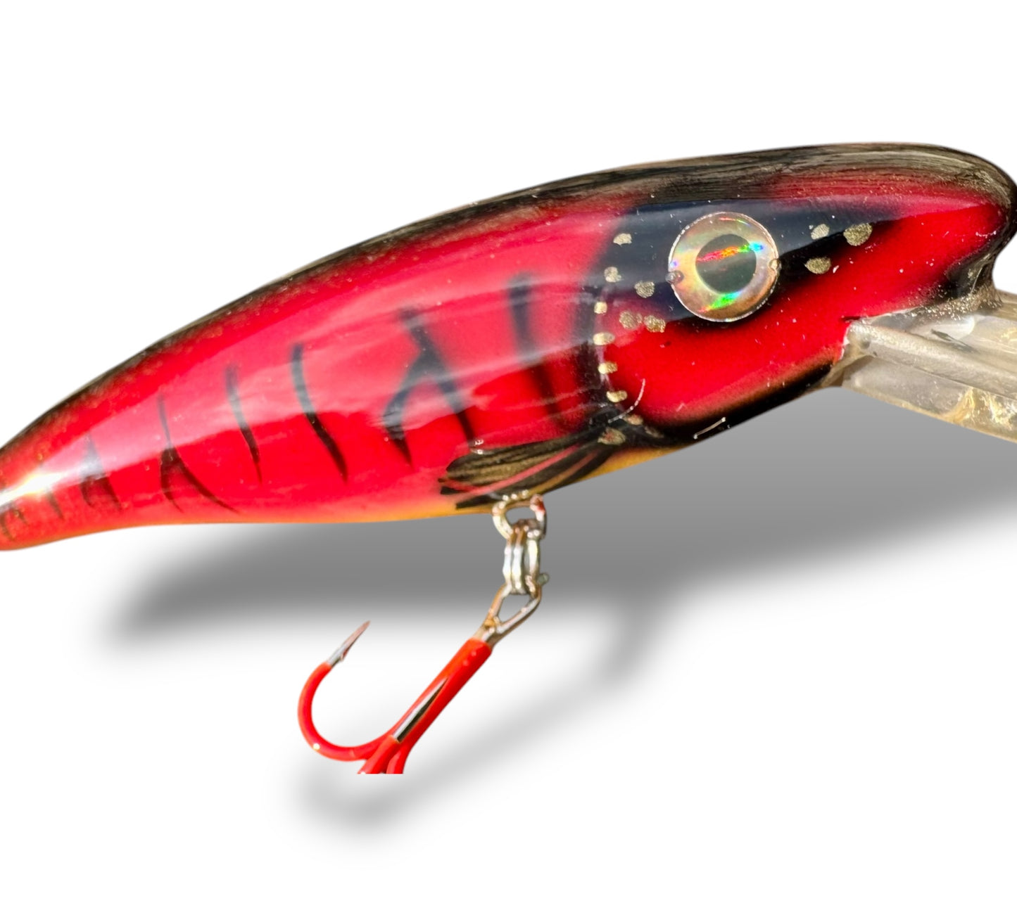 The ErnieCC 6” Red Joker custom gespoten en UV treble #1