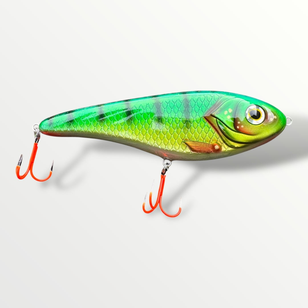 Jerkbait slider 6” Perch