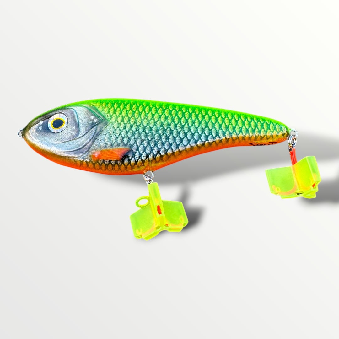 Jerkbait slider 6” Neon