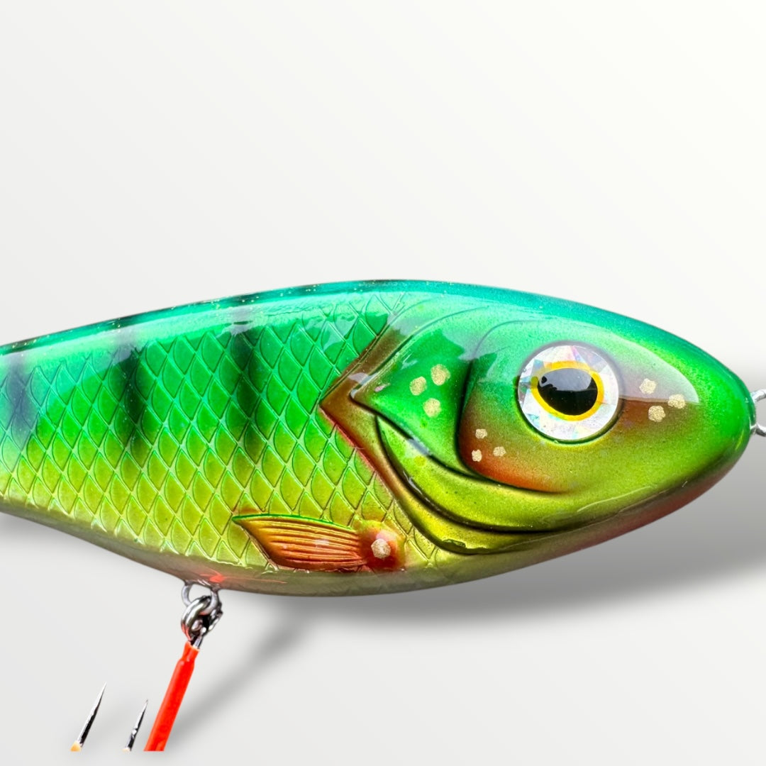Jerkbait slider 6” Perch