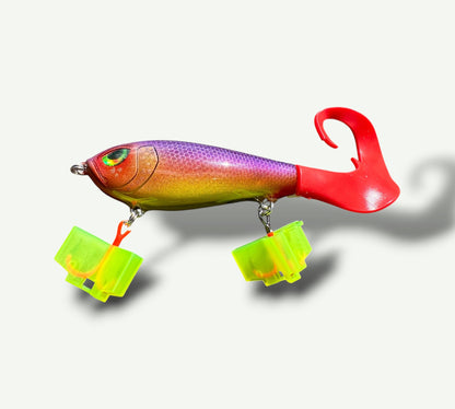Musky 5” Softtail Swimmer SunsetRaider