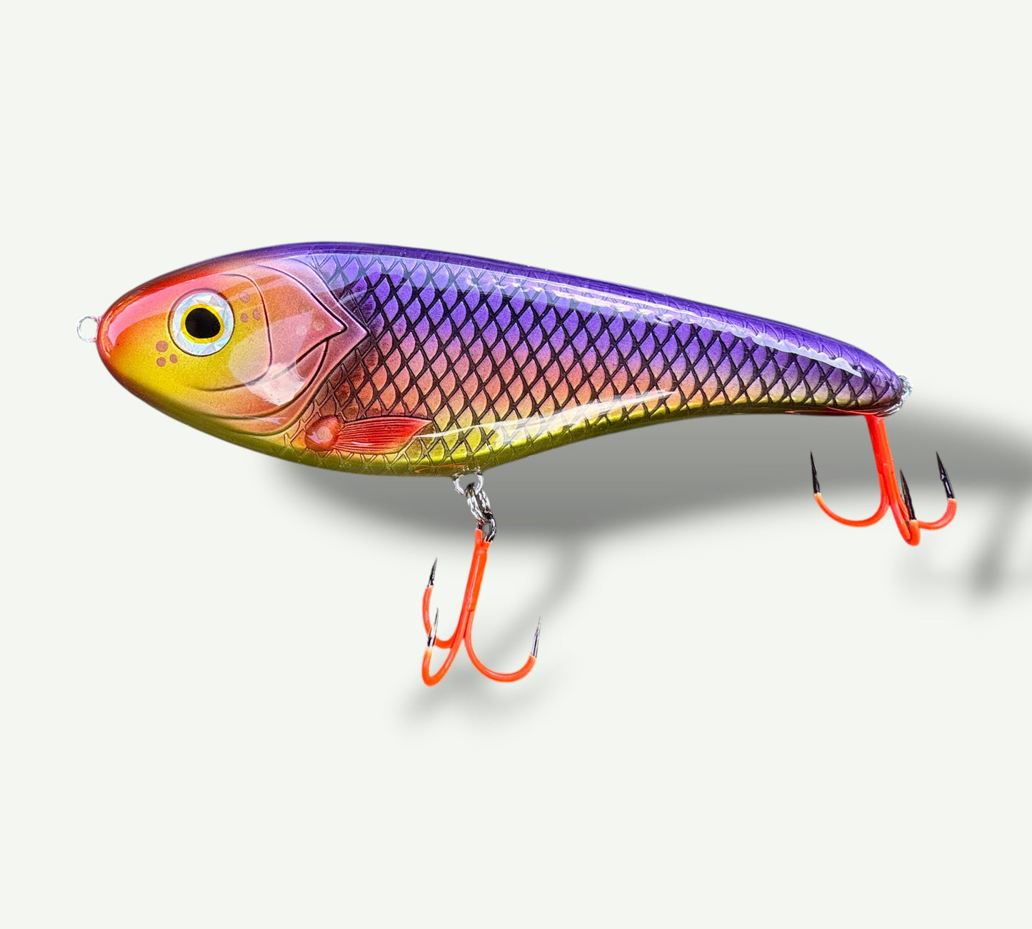 The Jerkbait slider 6" SunsetRaider