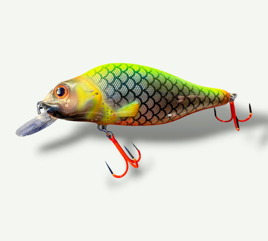 The walleye bait 5” Neon