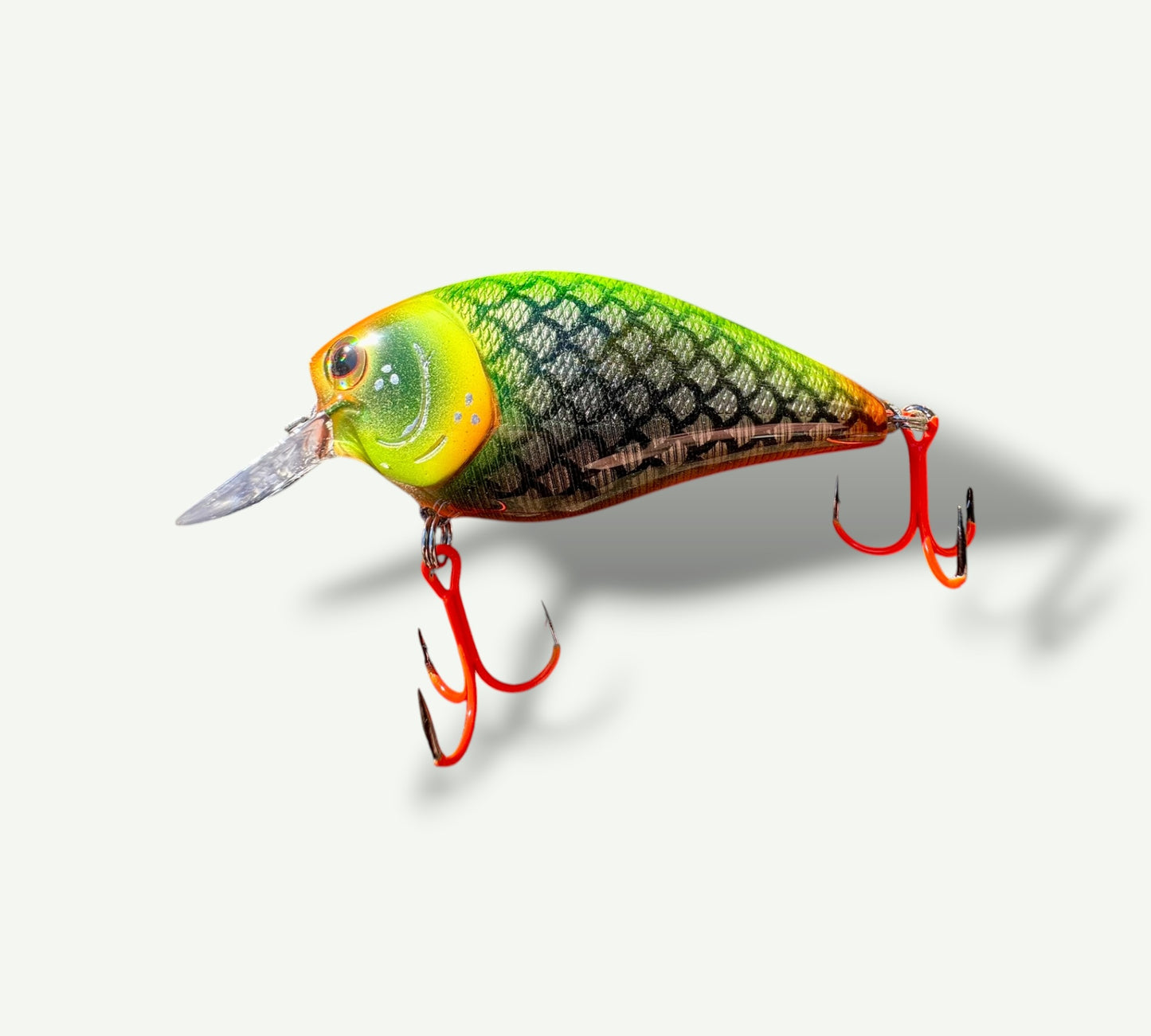 Square bill bait “3.1/4 Neon
