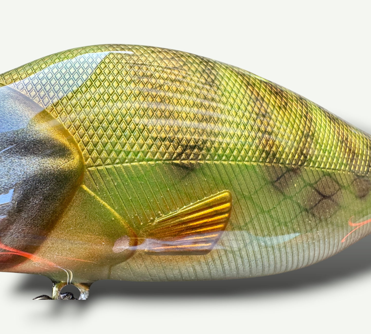 The walleye bait 5”Olive Gill