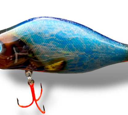The walleye bait 5” blue shine