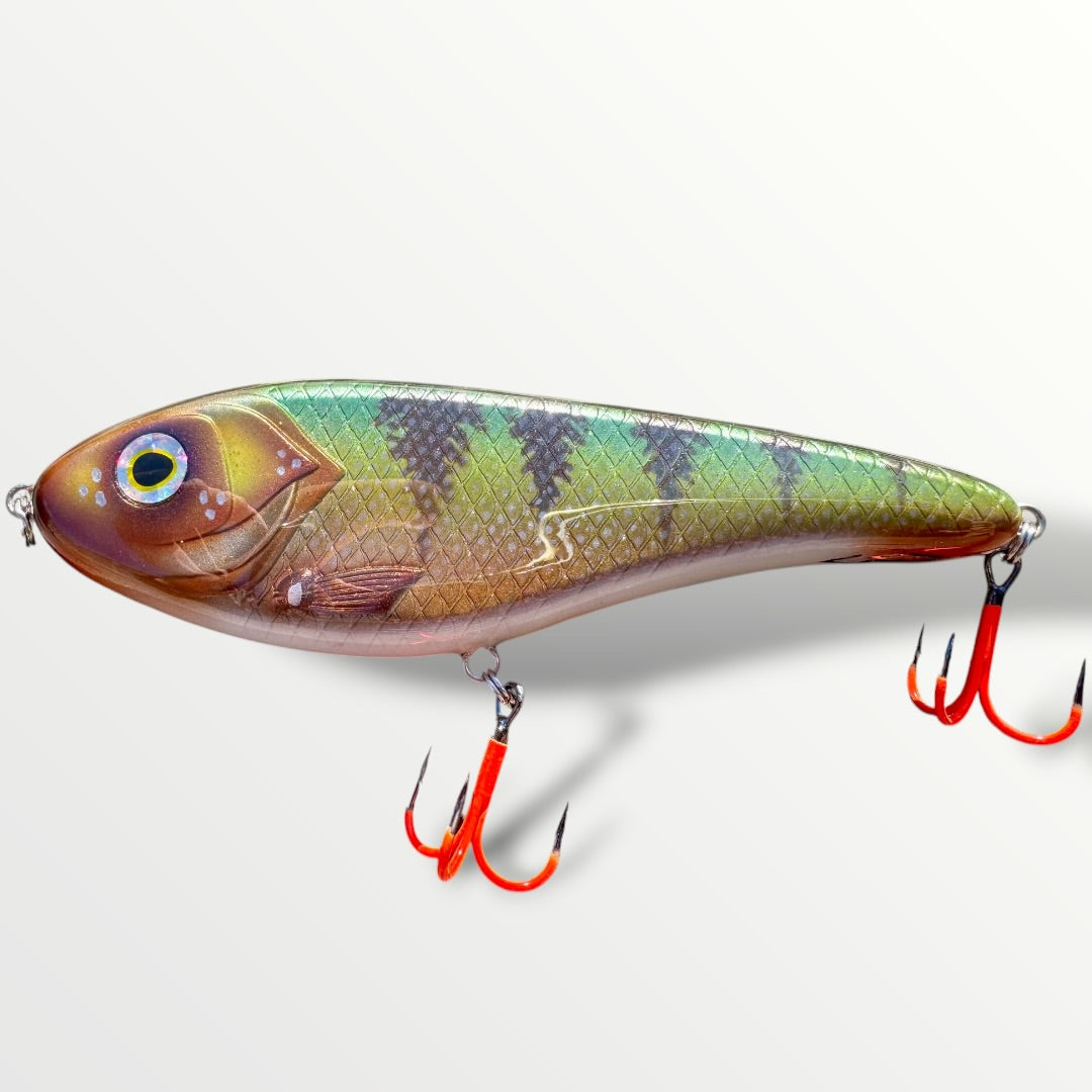 The Jerkbait slider 6" Perche