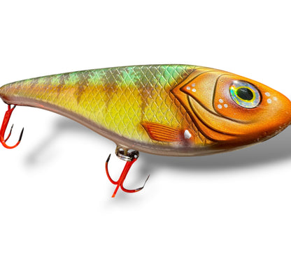 The Jerkbait slider 6" Perche