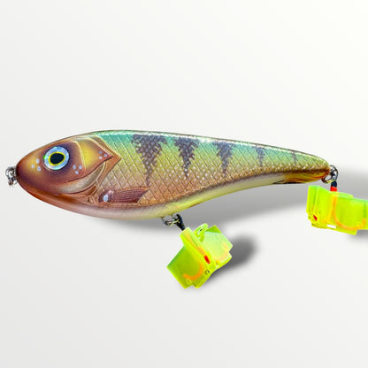 The Jerkbait slider 6" Perche