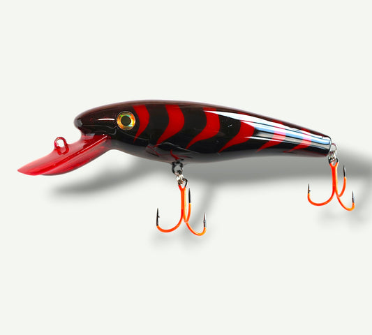 ErnieCC 6'' RedTiger - Snoek Crankbait - Custom  Painted