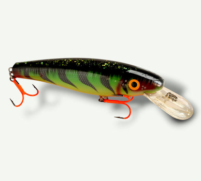 ErnieCC 6'' FireTiger  - Snoek Crankbait - Custom  Painted