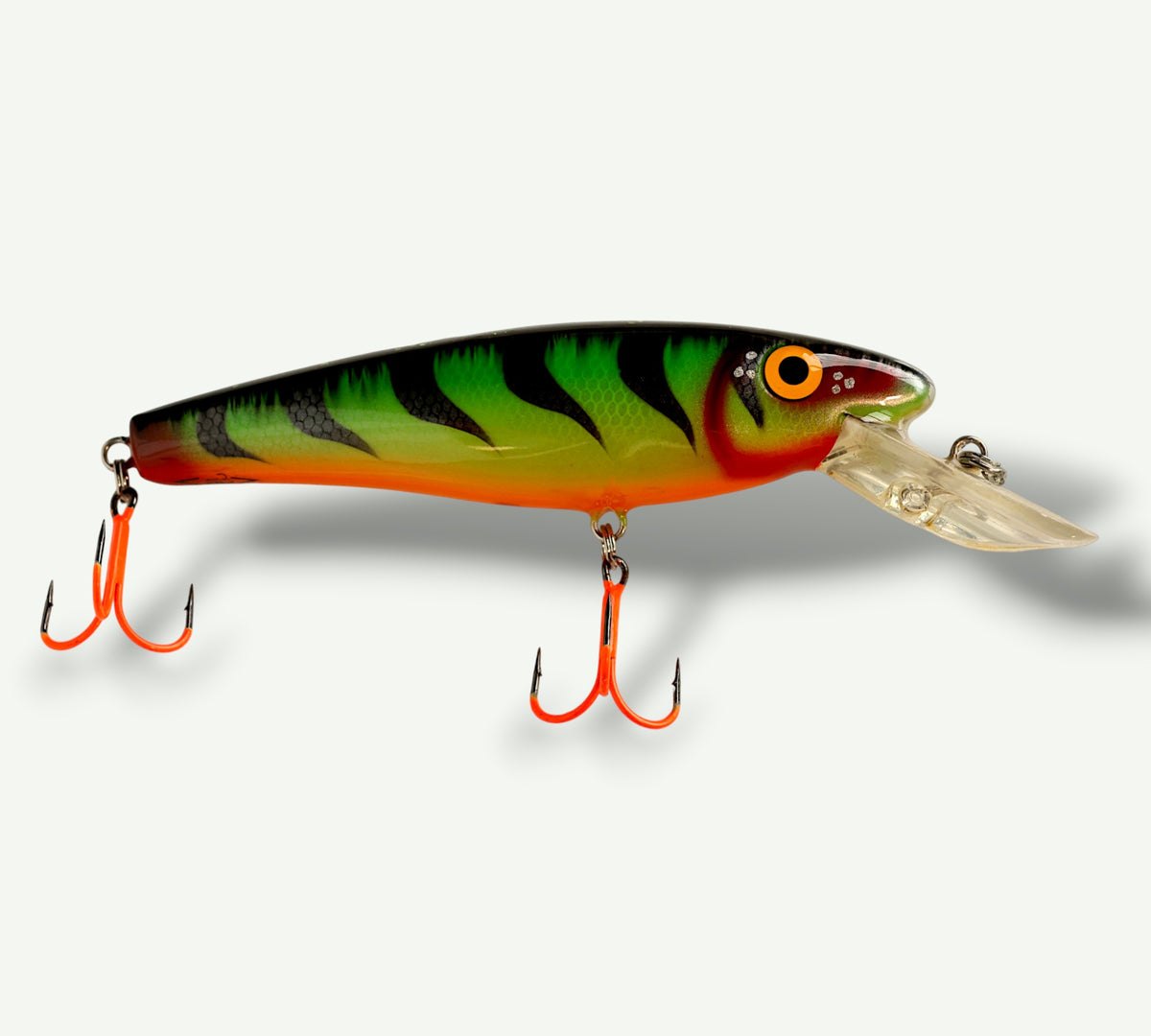 ErnieCC 6'' FireTiger  - Snoek Crankbait - Custom  Painted