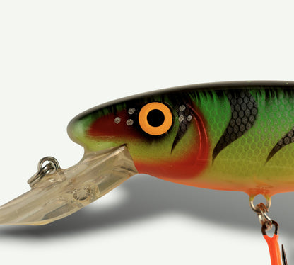 ErnieCC 6'' FireTiger  - Snoek Crankbait - Custom  Painted