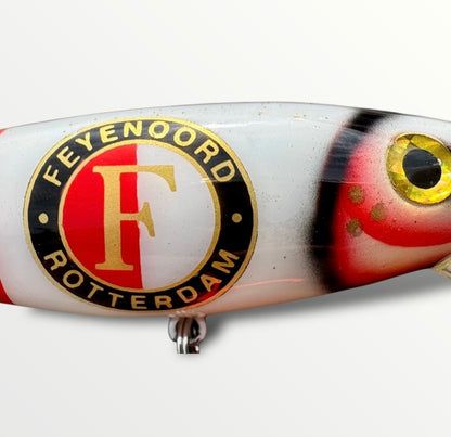 Feyenoord ErnieCC 6” custom gespoten en UV treble 1# afgehaakt.