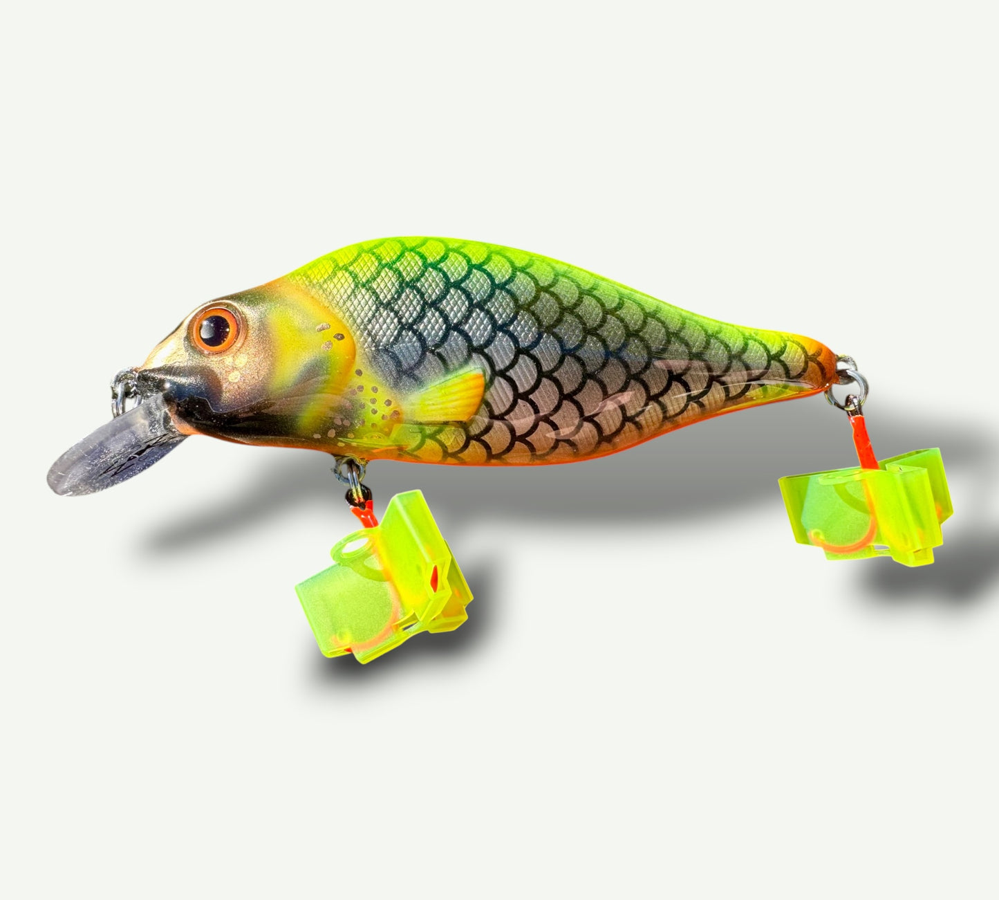 The walleye bait 5” Neon
