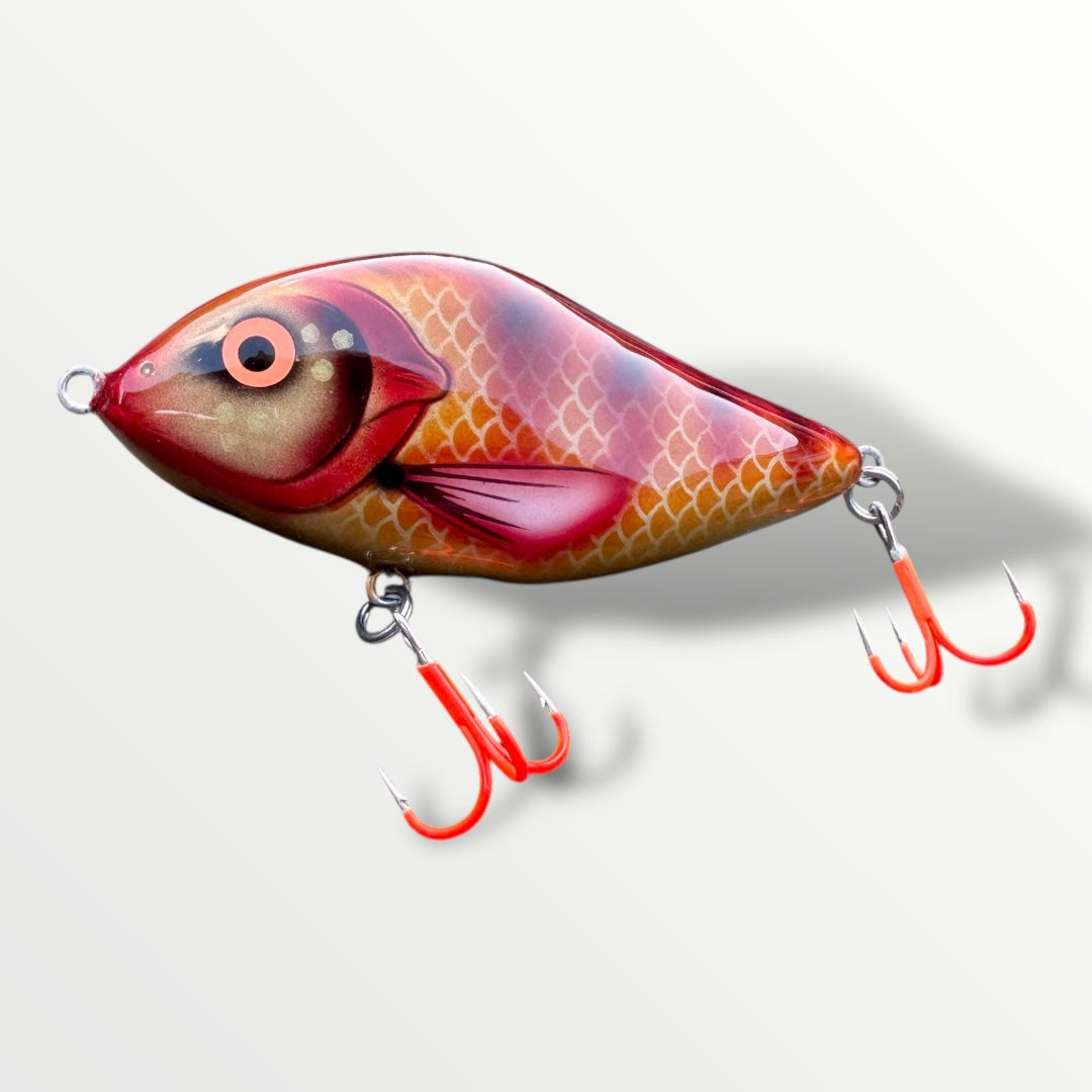Jerkbait slider 4” OrangeDevil