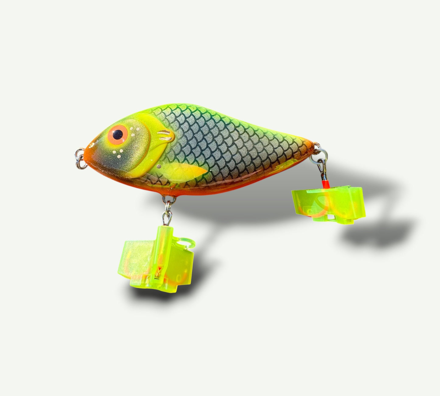 Jerkbait slider 4” Neon