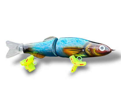 The Trout 7” Blue shine zwimbait