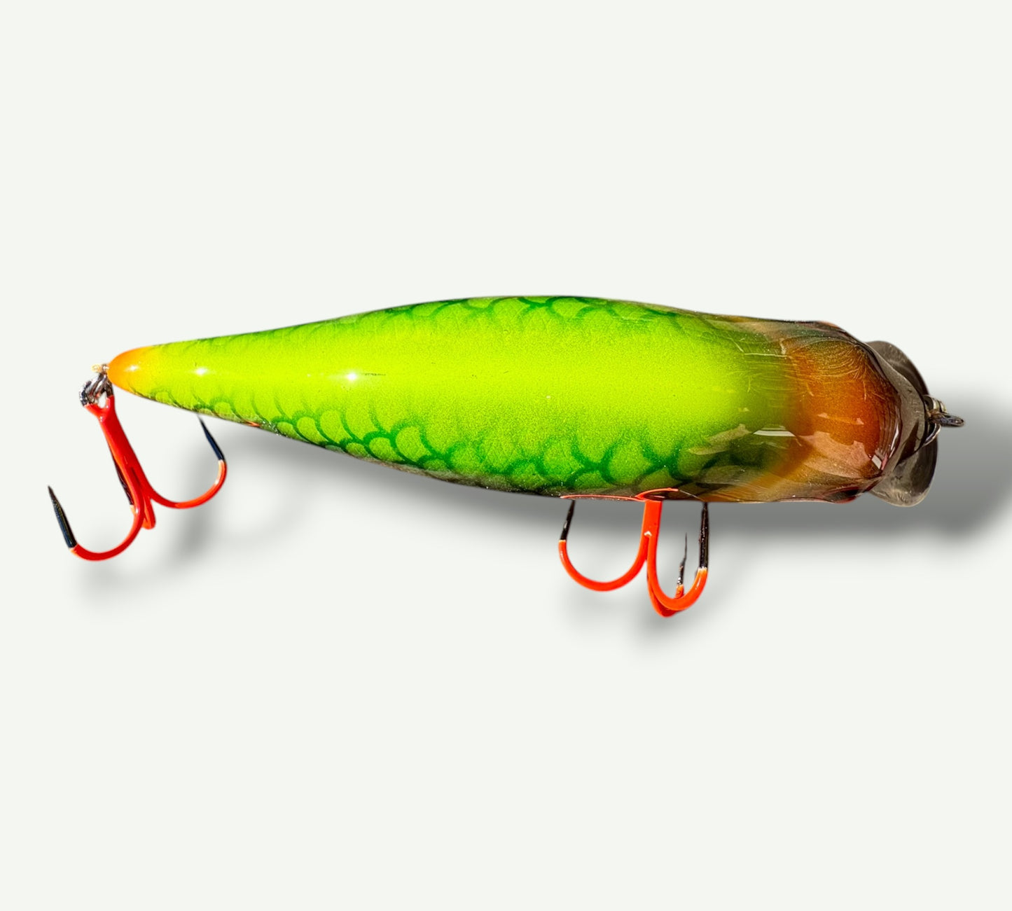 The walleye bait 5” Neon