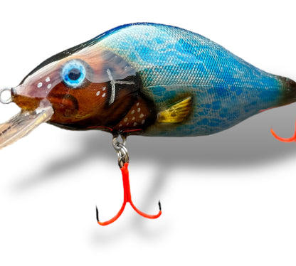 The walleye bait 5” blue shine