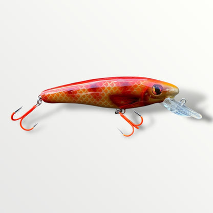 The ErnieCc 6” custom gespoten en UV treble #1 afgehaakt