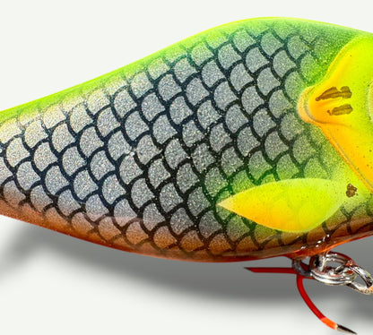 Jerkbait slider 4” Neon