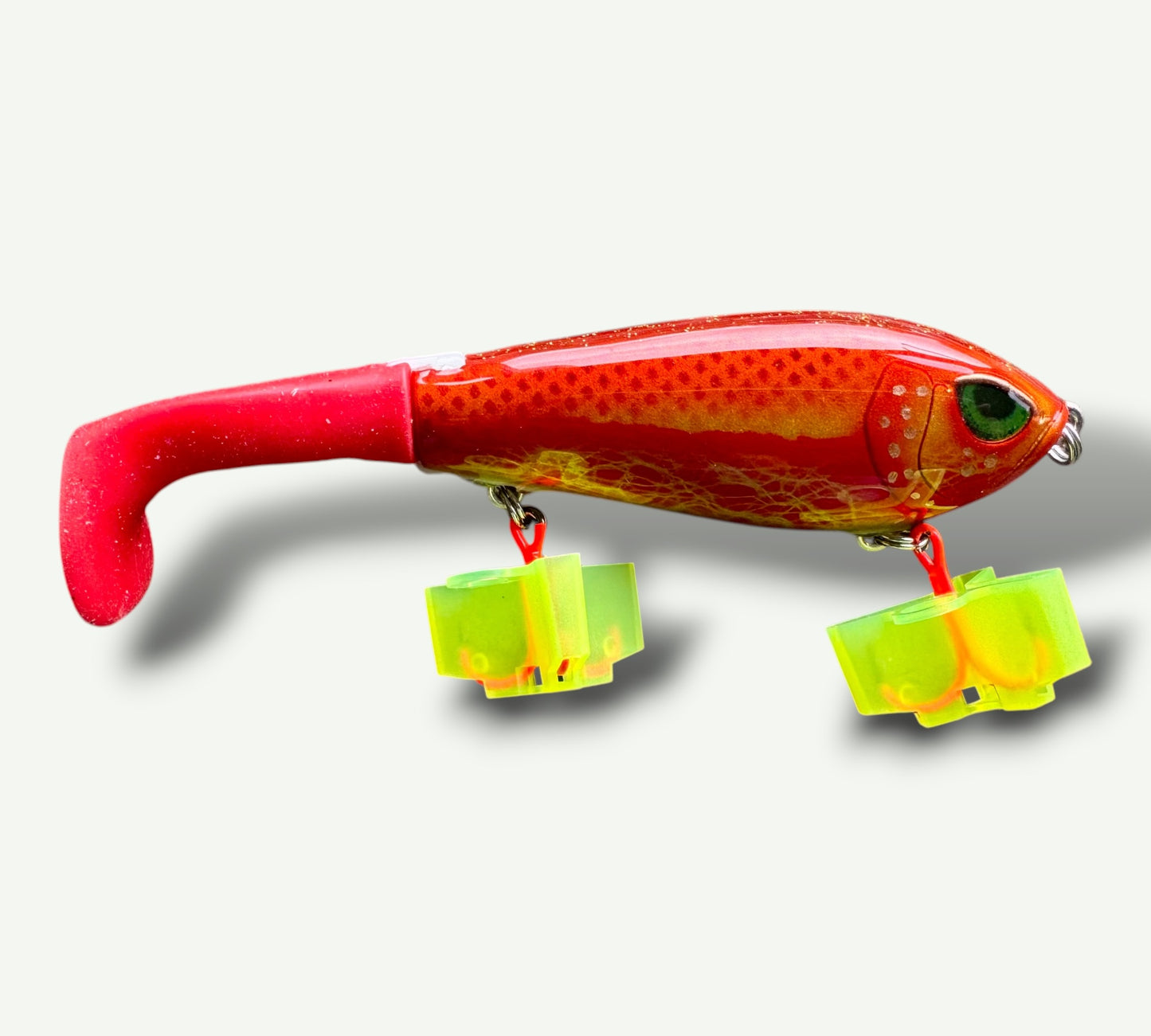 Musky 5” Softtail Swimmer GoldFish
