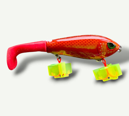 Musky 5” Softtail Swimmer GoldFish