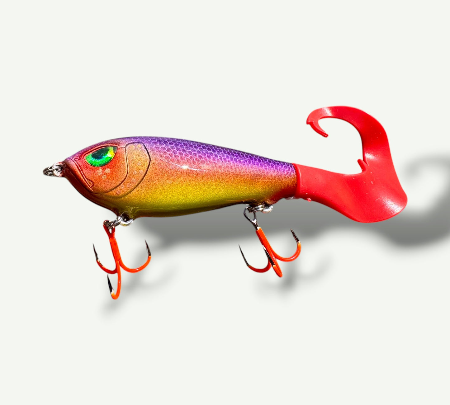 Musky 5” Softtail Swimmer SunsetRaider