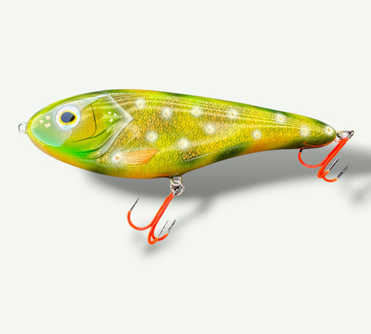 The Jerkbait slider 6" Nuclear Gill