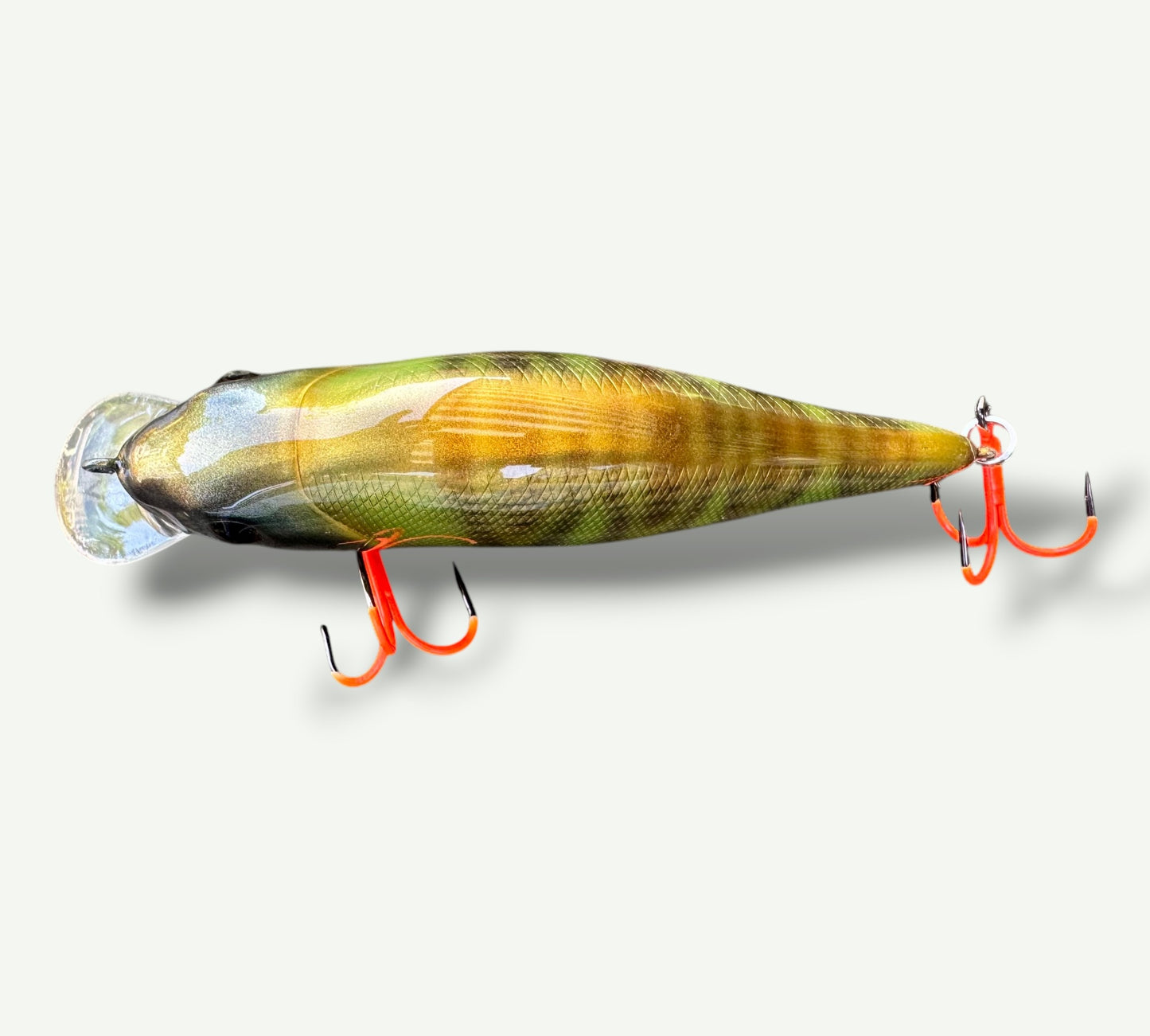 The walleye bait 5”Olive Gill
