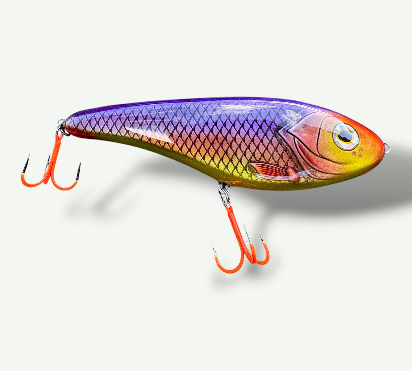 The Jerkbait slider 6" SunsetRaider