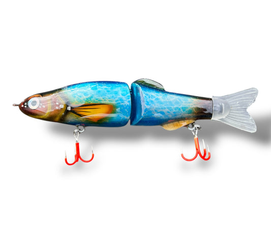 The Trout 7” Blue shine zwimbait