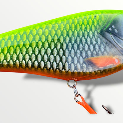 Jerkbait slider 6” Neon