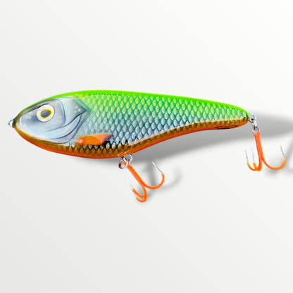 Jerkbait slider 6” Neon
