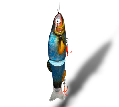 The Trout 7” Blue shine zwimbait