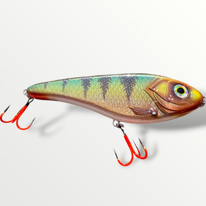 The Jerkbait slider 6" Perche