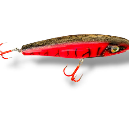 The ErnieCC 6” Red Joker custom gespoten en UV treble #1