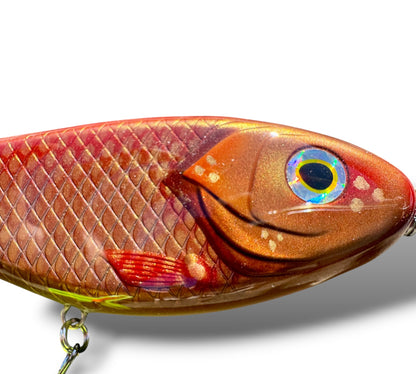 The Jerkbait slider 6" Rudd