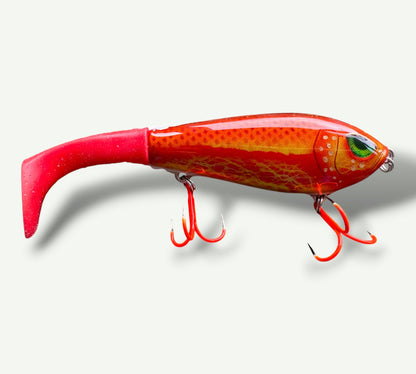 Musky 5” Softtail Swimmer GoldFish