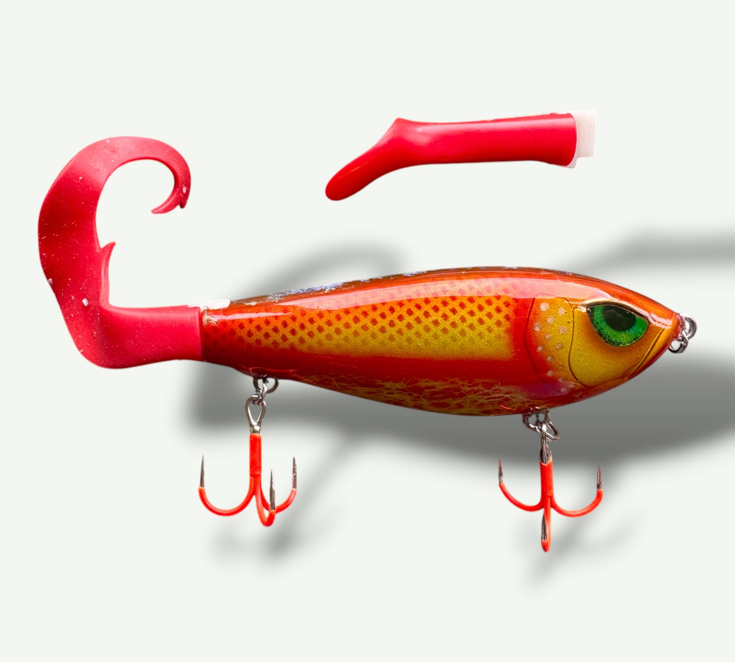 Musky 6” Softtail Swimmer GoldFish
