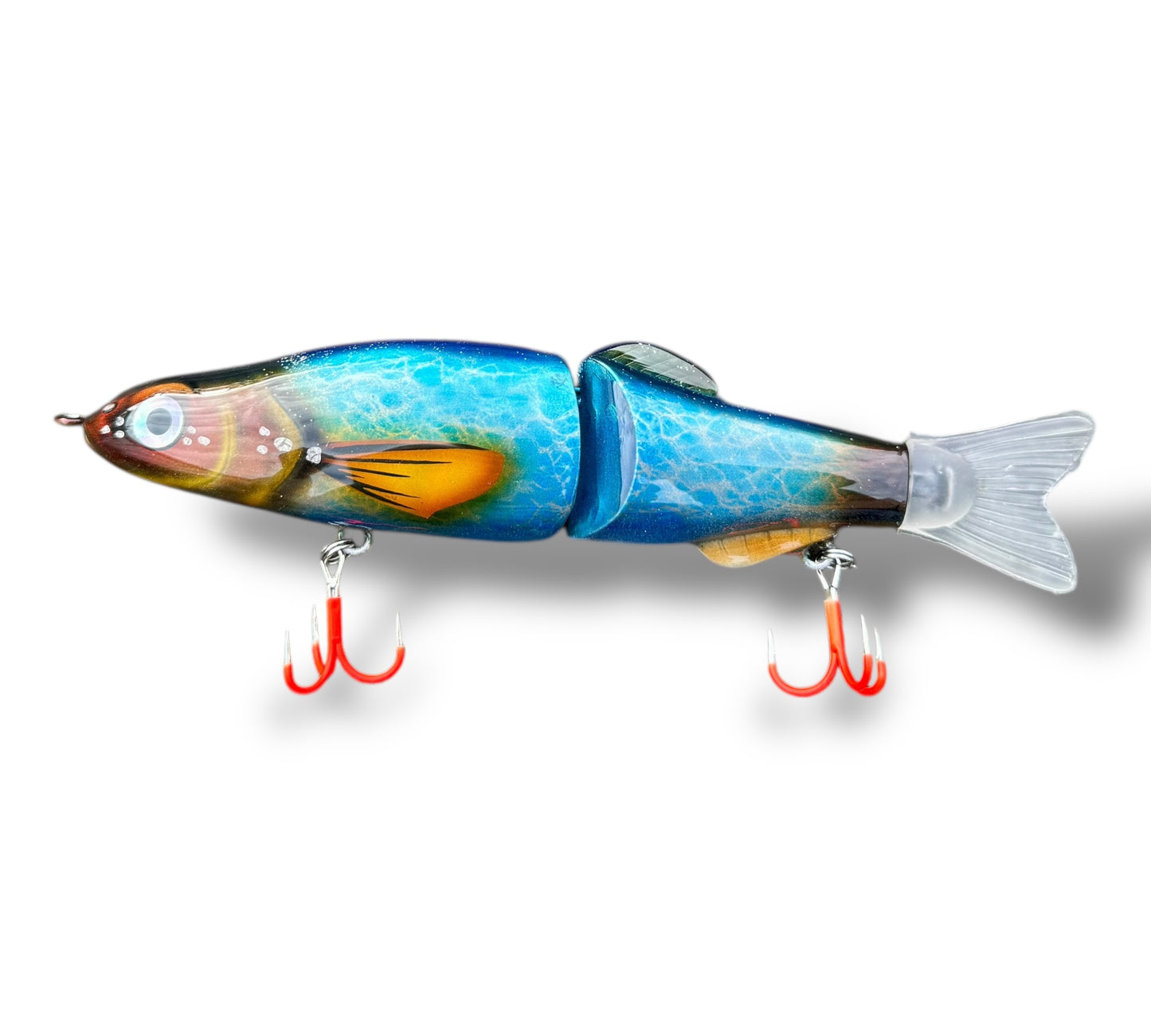 The Trout 7” Blue shine zwimbait