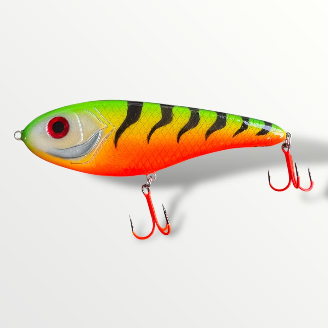 The Jerkbait slider 6" fireTijger