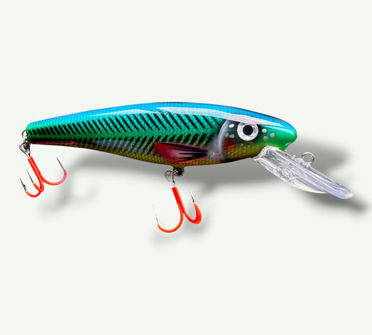 ErnieCC 6'' BlueViper - Snoek Crankbait - Custom Painted