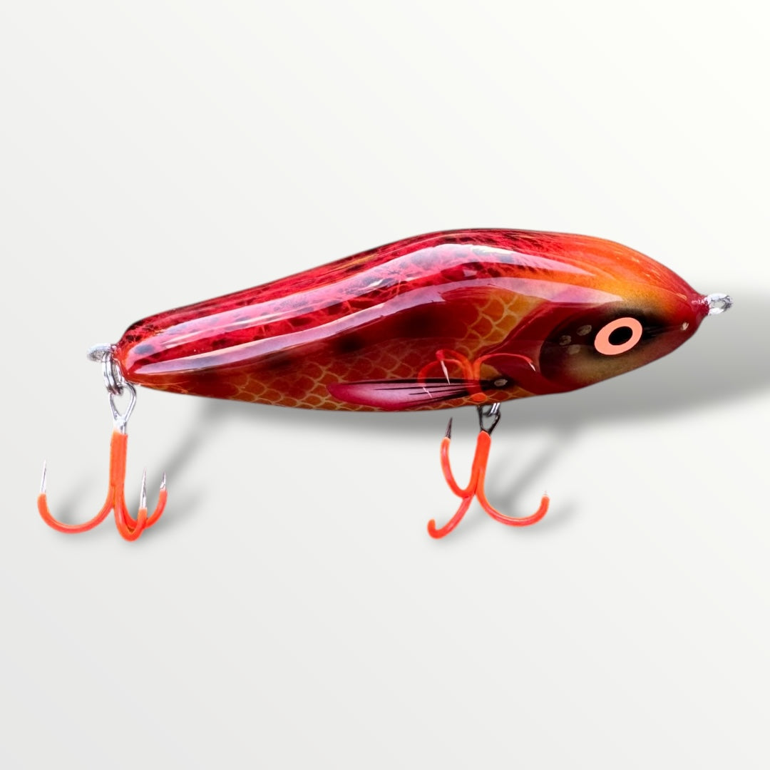 Jerkbait slider 4” OrangeDevil