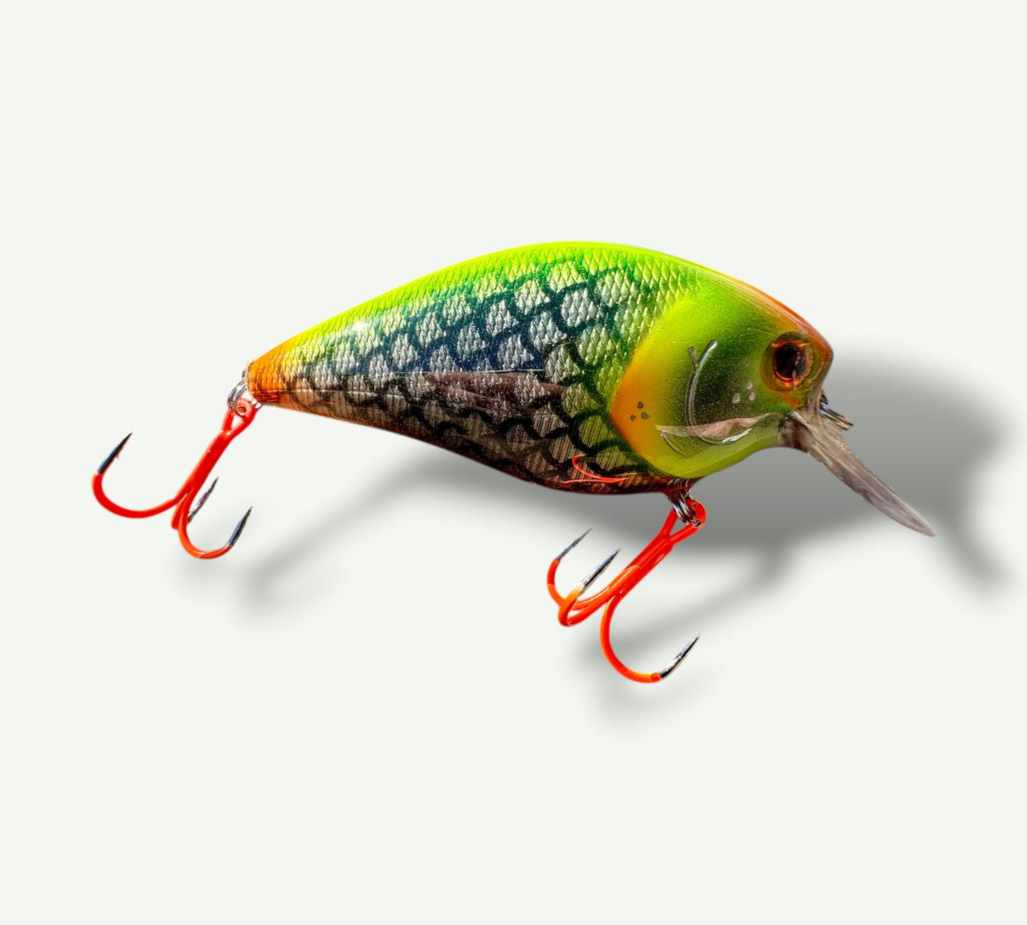 Square bill bait “3.1/4 Neon